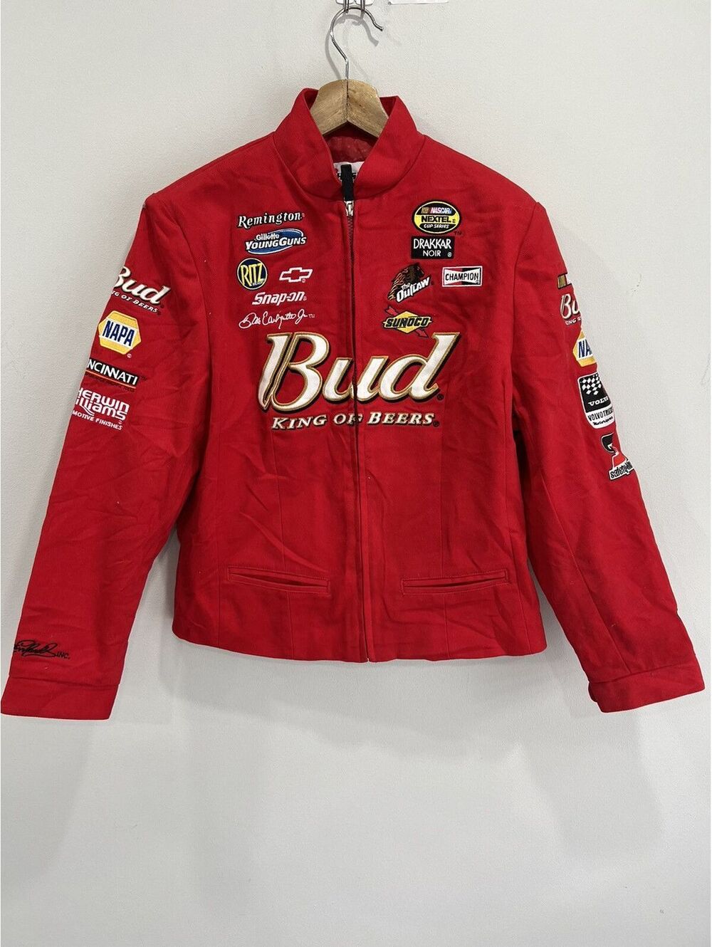 Vintage Womens Budweiser Racing Jacket L